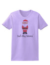 Don't Stop Believin' Santa Christmas Womens T-Shirt-Womens T-Shirt-TooLoud-Lavender-X-Small-Davson Sales