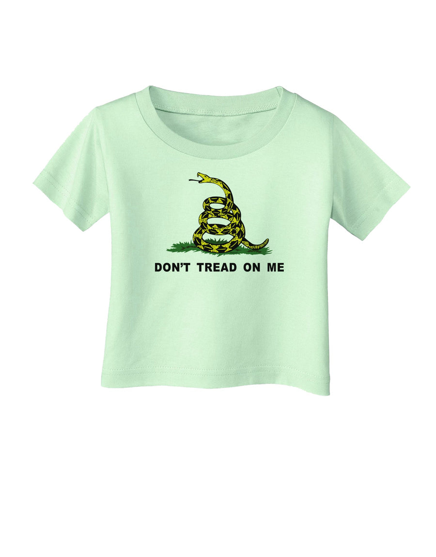 Don't Tread On Me Gadsden Flag Rattlesnake Infant T-Shirt-Infant T-Shirt-TooLoud-White-06-Months-Davson Sales