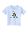 Don't Tread On Me Gadsden Flag Rattlesnake Toddler T-Shirt-Toddler T-Shirt-TooLoud-Light-Blue-2T-Davson Sales