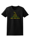 Don't Tread On Me Gadsden Flag Rattlesnake Womens Dark T-Shirt-Womens T-Shirt-TooLoud-Black-X-Small-Davson Sales