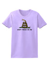 Don't Tread On Me Gadsden Flag Rattlesnake Womens T-Shirt-Womens T-Shirt-TooLoud-Lavender-X-Small-Davson Sales