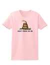 Don't Tread On Me Gadsden Flag Rattlesnake Womens T-Shirt-Womens T-Shirt-TooLoud-PalePink-X-Small-Davson Sales