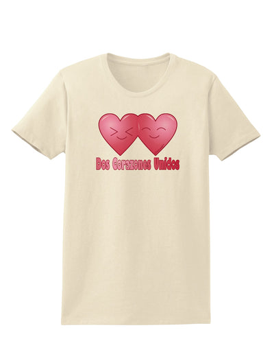 Dos Corazones Unidos Design Womens T-Shirt by TooLoud-Womens T-Shirt-TooLoud-Natural-X-Small-Davson Sales