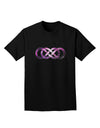 Double Infinity Galaxy Adult Dark T-Shirt-Mens T-Shirt-TooLoud-Black-Small-Davson Sales