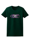 Double Infinity Galaxy Womens Dark T-Shirt-TooLoud-Forest-Green-Small-Davson Sales