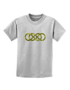 Double Infinity Gold Childrens T-Shirt-Childrens T-Shirt-TooLoud-AshGray-X-Small-Davson Sales