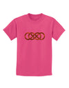 Double Infinity Gold Childrens T-Shirt-Childrens T-Shirt-TooLoud-Sangria-X-Small-Davson Sales