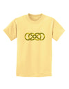 Double Infinity Gold Childrens T-Shirt-Childrens T-Shirt-TooLoud-Daffodil-Yellow-X-Small-Davson Sales