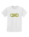 Double Infinity Gold Childrens T-Shirt-Childrens T-Shirt-TooLoud-White-X-Small-Davson Sales