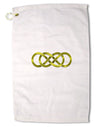 Double Infinity Gold Premium Cotton Golf Towel - 16 x 25 inch-Golf Towel-TooLoud-16x25"-Davson Sales