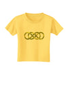 Double Infinity Gold Toddler T-Shirt-Toddler T-Shirt-TooLoud-Yellow-2T-Davson Sales