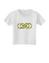 Double Infinity Gold Toddler T-Shirt-Toddler T-Shirt-TooLoud-White-2T-Davson Sales