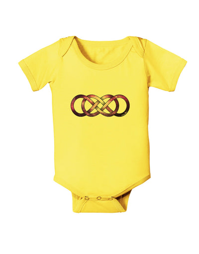 Double Ininifty Galaxy Baby Romper Bodysuit-Baby Romper-TooLoud-Yellow-06-Months-Davson Sales