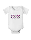 Double Ininifty Galaxy Baby Romper Bodysuit-Baby Romper-TooLoud-White-06-Months-Davson Sales