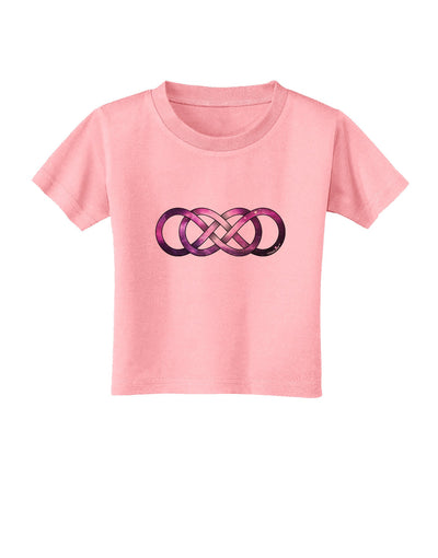 Double Ininifty Galaxy Toddler T-Shirt-Toddler T-Shirt-TooLoud-Candy-Pink-2T-Davson Sales