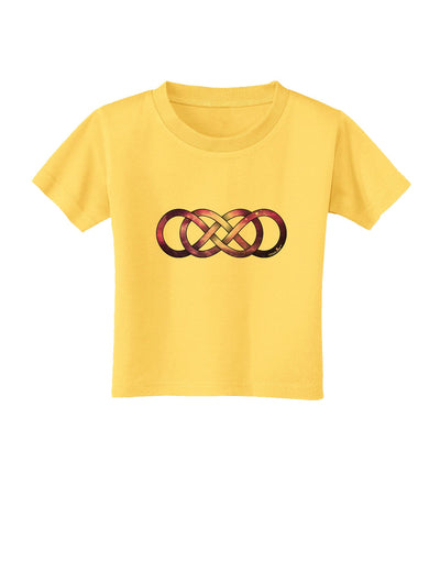 Double Ininifty Galaxy Toddler T-Shirt-Toddler T-Shirt-TooLoud-Yellow-2T-Davson Sales