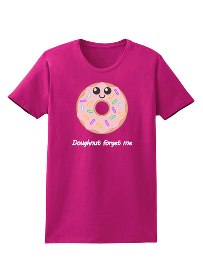 Doughnut - Doughnut Forget Me Womens Dark T-Shirt-Womens T-Shirt-TooLoud-Hot-Pink-Small-Davson Sales