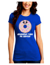 Doughnut - Doughnut Take Me Lightly Juniors Crew Dark T-Shirt by TooLoud-T-Shirts Juniors Tops-TooLoud-Royal-Blue-Juniors Fitted Small-Davson Sales