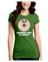 Doughnut - Doughnut Take Me Lightly Juniors Crew Dark T-Shirt by TooLoud-T-Shirts Juniors Tops-TooLoud-Kiwi-Green-Juniors Fitted X-Small-Davson Sales