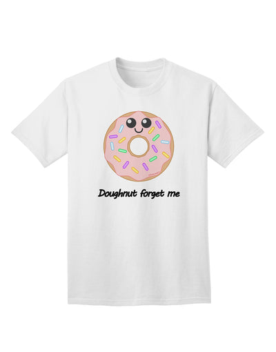 Doughnut-Themed Don't Forget Me Adult T-Shirt-Mens T-shirts-TooLoud-White-Small-Davson Sales