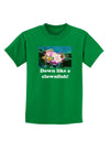 Down Like A Clownfish Childrens Dark T-Shirt-Childrens T-Shirt-TooLoud-Kelly-Green-X-Small-Davson Sales