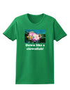 Down Like A Clownfish Womens Dark T-Shirt-TooLoud-Kelly-Green-X-Small-Davson Sales