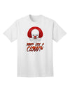 Down Like a Clown Adult T-Shirt-Mens T-Shirt-TooLoud-White-Small-Davson Sales