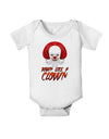 Down Like a Clown Baby Romper Bodysuit-Baby Romper-TooLoud-White-06-Months-Davson Sales