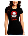 Down Like a Clown Juniors Crew Dark T-Shirt-T-Shirts Juniors Tops-TooLoud-Black-Juniors Fitted Small-Davson Sales