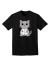 Dr Cat MD - Cute Cat Design Adult Dark T-Shirt by TooLoud-Mens T-Shirt-TooLoud-Black-Small-Davson Sales