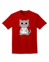 Dr Cat MD - Cute Cat Design Adult Dark T-Shirt by TooLoud-Mens T-Shirt-TooLoud-Red-Small-Davson Sales