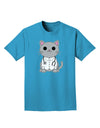 Dr Cat MD - Cute Cat Design Adult Dark T-Shirt by TooLoud-Mens T-Shirt-TooLoud-Turquoise-Small-Davson Sales