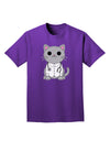 Dr Cat MD - Cute Cat Design Adult Dark T-Shirt by TooLoud-Mens T-Shirt-TooLoud-Purple-Small-Davson Sales