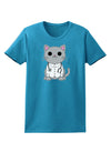 Dr Cat MD - Cute Cat Design Womens Dark T-Shirt by TooLoud-Womens T-Shirt-TooLoud-Turquoise-X-Small-Davson Sales