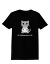 Dr Whiskerson MD - Cute Cat Design Womens Dark T-Shirt by TooLoud-Womens T-Shirt-TooLoud-Black-X-Small-Davson Sales