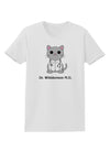 Dr Whiskerson MD - Cute Cat Design Womens T-Shirt by TooLoud-Womens T-Shirt-TooLoud-White-X-Small-Davson Sales