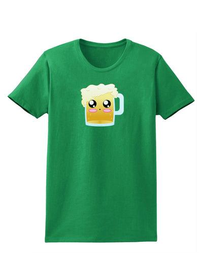 Draft the cute Beer Womens Dark T-Shirt-TooLoud-Kelly-Green-X-Small-Davson Sales