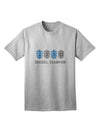 Dreidel Champion Hanukkah Adult T-Shirt: Premium Quality for the Festive Season-Mens T-shirts-TooLoud-AshGray-Small-Davson Sales