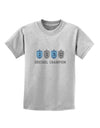 Dreidel Champion Hanukkah Childrens T-Shirt-Childrens T-Shirt-TooLoud-AshGray-X-Small-Davson Sales