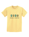 Dreidel Champion Hanukkah Childrens T-Shirt-Childrens T-Shirt-TooLoud-Daffodil-Yellow-X-Small-Davson Sales