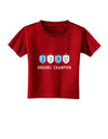 Dreidel Champion Hanukkah Toddler T-Shirt Dark-Toddler T-Shirt-TooLoud-Clover-Green-2T-Davson Sales