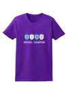 Dreidel Champion Hanukkah Womens Dark T-Shirt-TooLoud-Purple-X-Small-Davson Sales