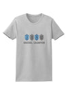 Dreidel Champion Hanukkah Womens T-Shirt-Womens T-Shirt-TooLoud-AshGray-X-Small-Davson Sales