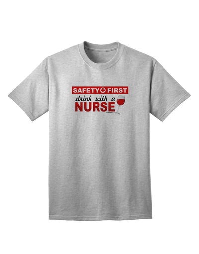 Drink With A Nurse Adult T-Shirt-unisex t-shirt-TooLoud-AshGray-Small-Davson Sales