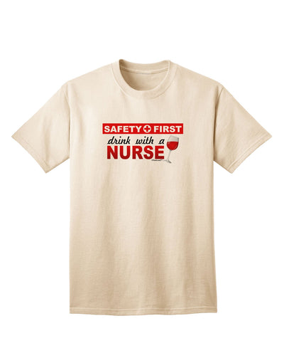 Drink With A Nurse Adult T-Shirt-unisex t-shirt-TooLoud-Natural-Small-Davson Sales