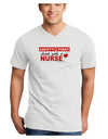 Drink With A Nurse Adult V-Neck T-shirt-Mens V-Neck T-Shirt-TooLoud-White-Small-Davson Sales