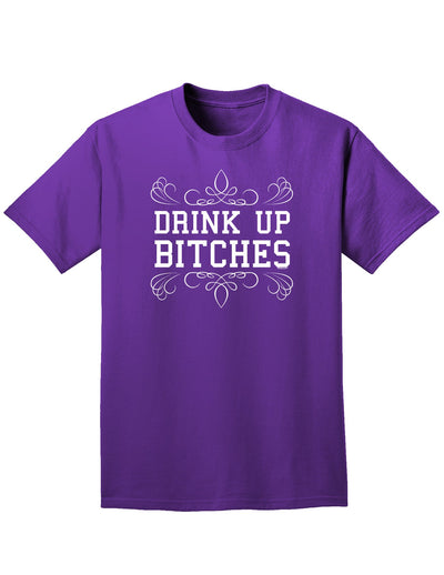 Drinking Shirt Drink Up Bitches Adult Dark T-Shirt-Mens T-Shirt-TooLoud-Purple-Small-Davson Sales