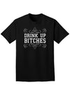 Drinking Shirt Drink Up Bitches Adult Dark T-Shirt-Mens T-Shirt-TooLoud-Black-Small-Davson Sales