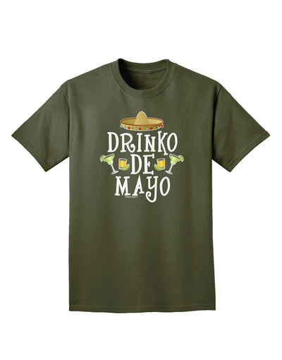 Drinko De Mayo Adult Dark T-Shirt-Mens T-Shirt-TooLoud-Military-Green-Small-Davson Sales