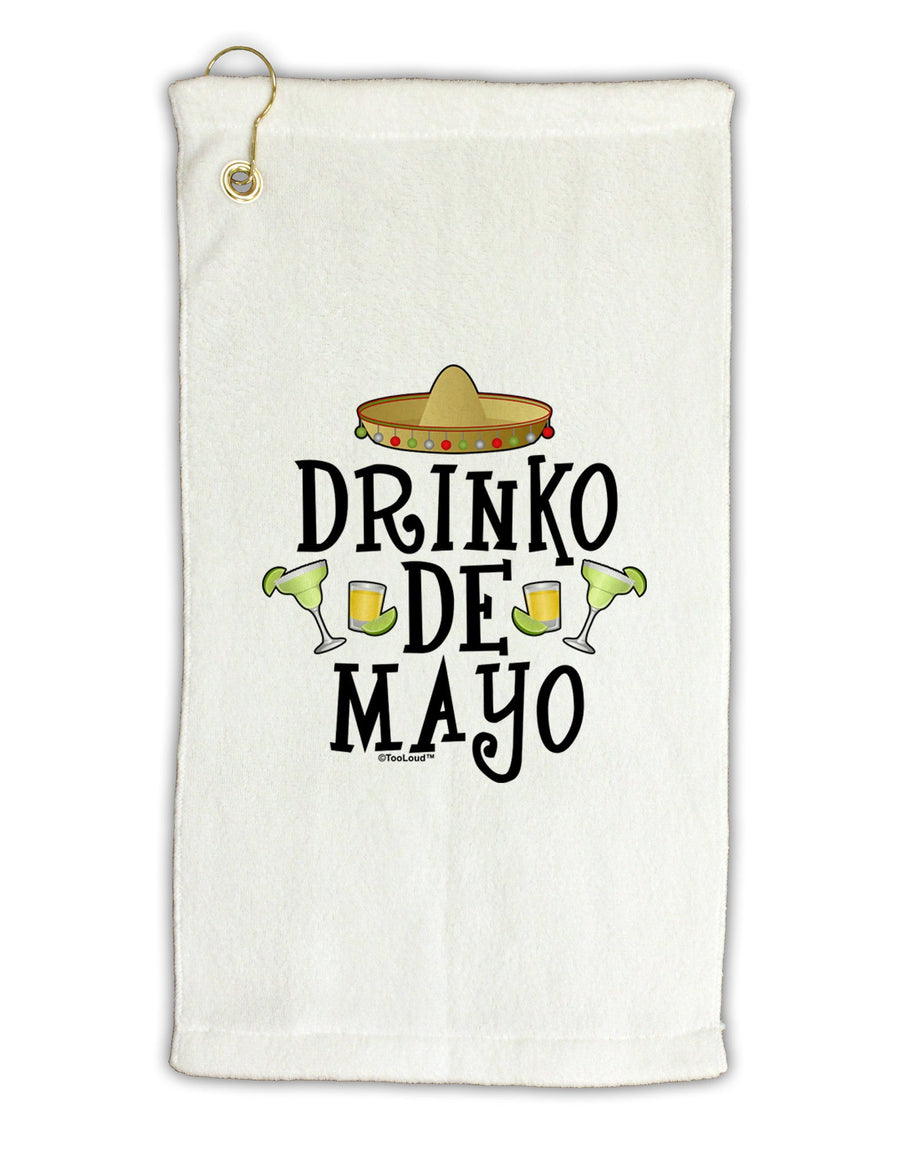 Drinko De Mayo Micro Terry Gromet Golf Towel 16 x 25 inch-Golf Towel-TooLoud-White-Davson Sales